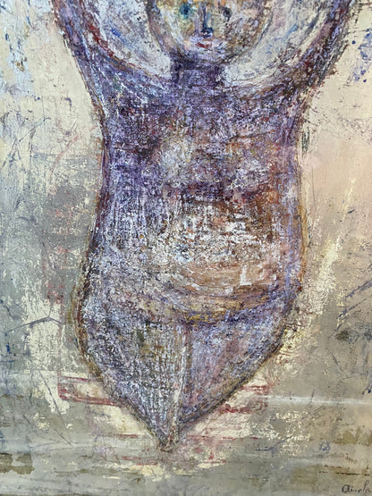 Vintage Agustin Airola Oil Painting 1961