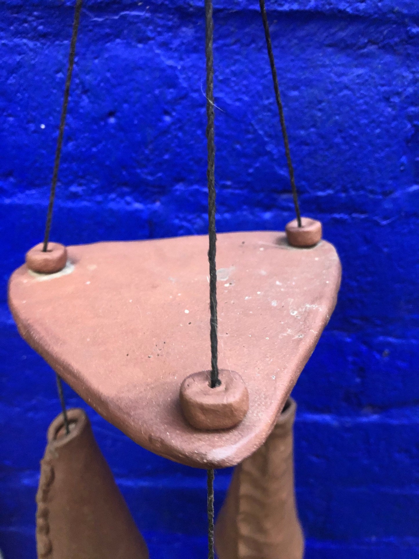Vintage Mid Century Clay Chimes