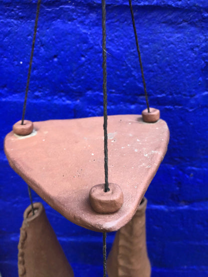 Vintage Mid Century Clay Chimes