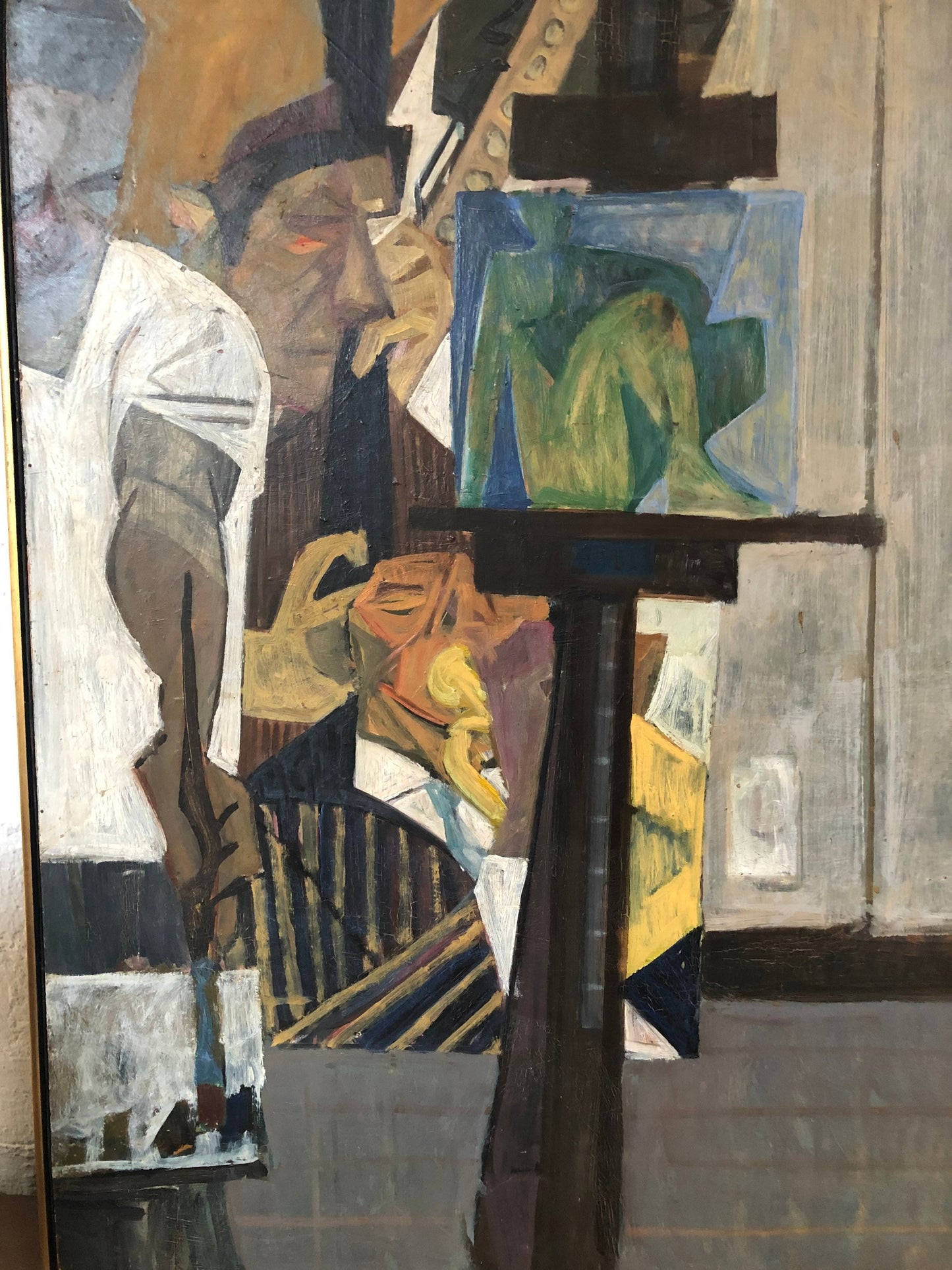 In The Studio painting by Morty Dimondstein