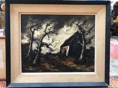 Mid-Cenrury Painting House in The Forest by Ardiss
