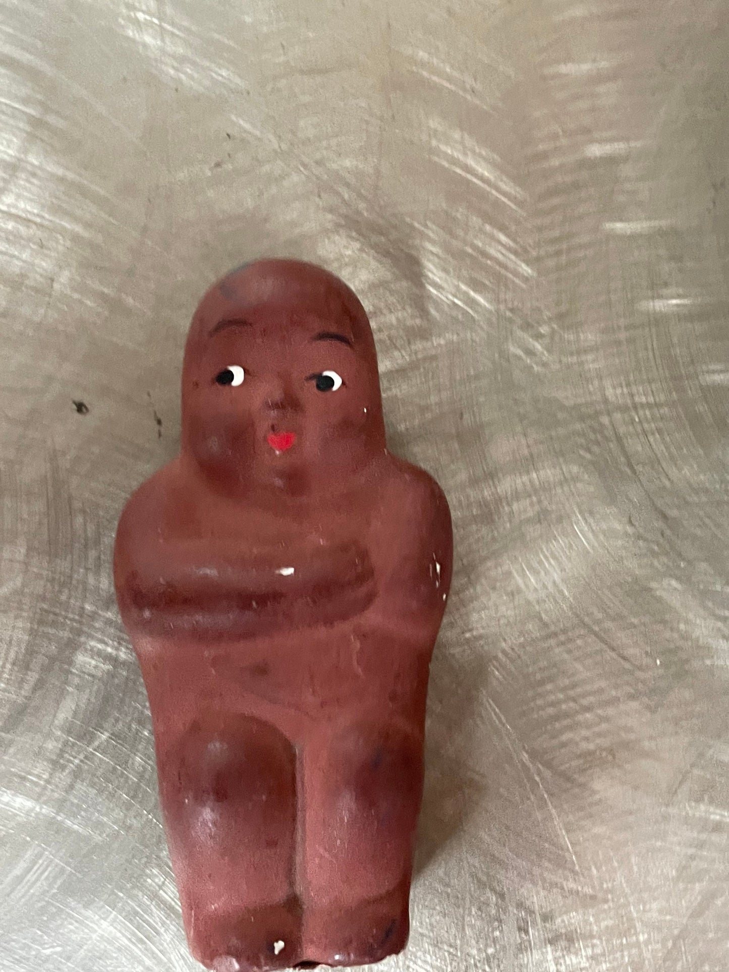 Vintage Ceramic Chocolate Baby Doll