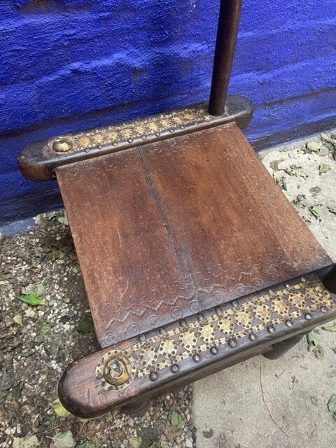 Ivory Coast Baule Low Wood Chair