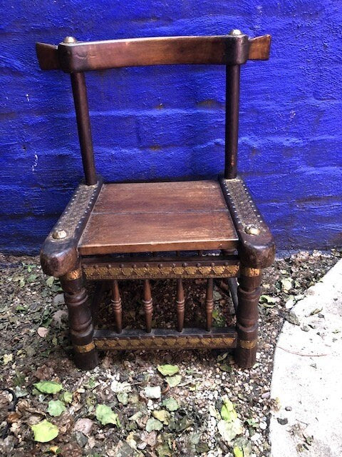 Ivory Coast Baule Low Wood Chair