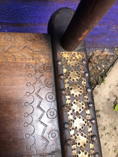 Ivory Coast Baule Low Wood Chair
