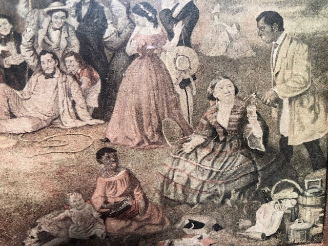 The Artist and her Family at a Fourth of July Picnic by Lillie Martin Spencer