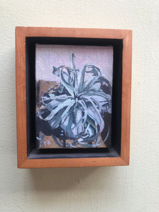 Small Floating Cactus Painting