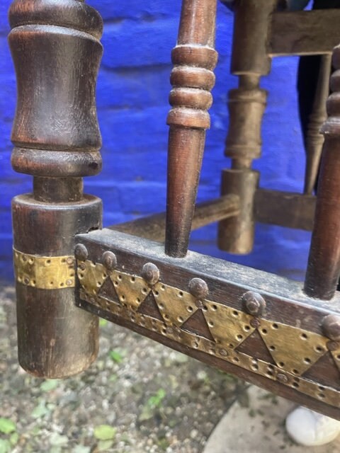 Ivory Coast Baule Low Wood Chair