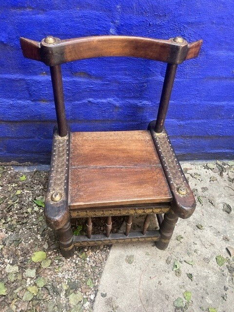Ivory Coast Baule Low Wood Chair