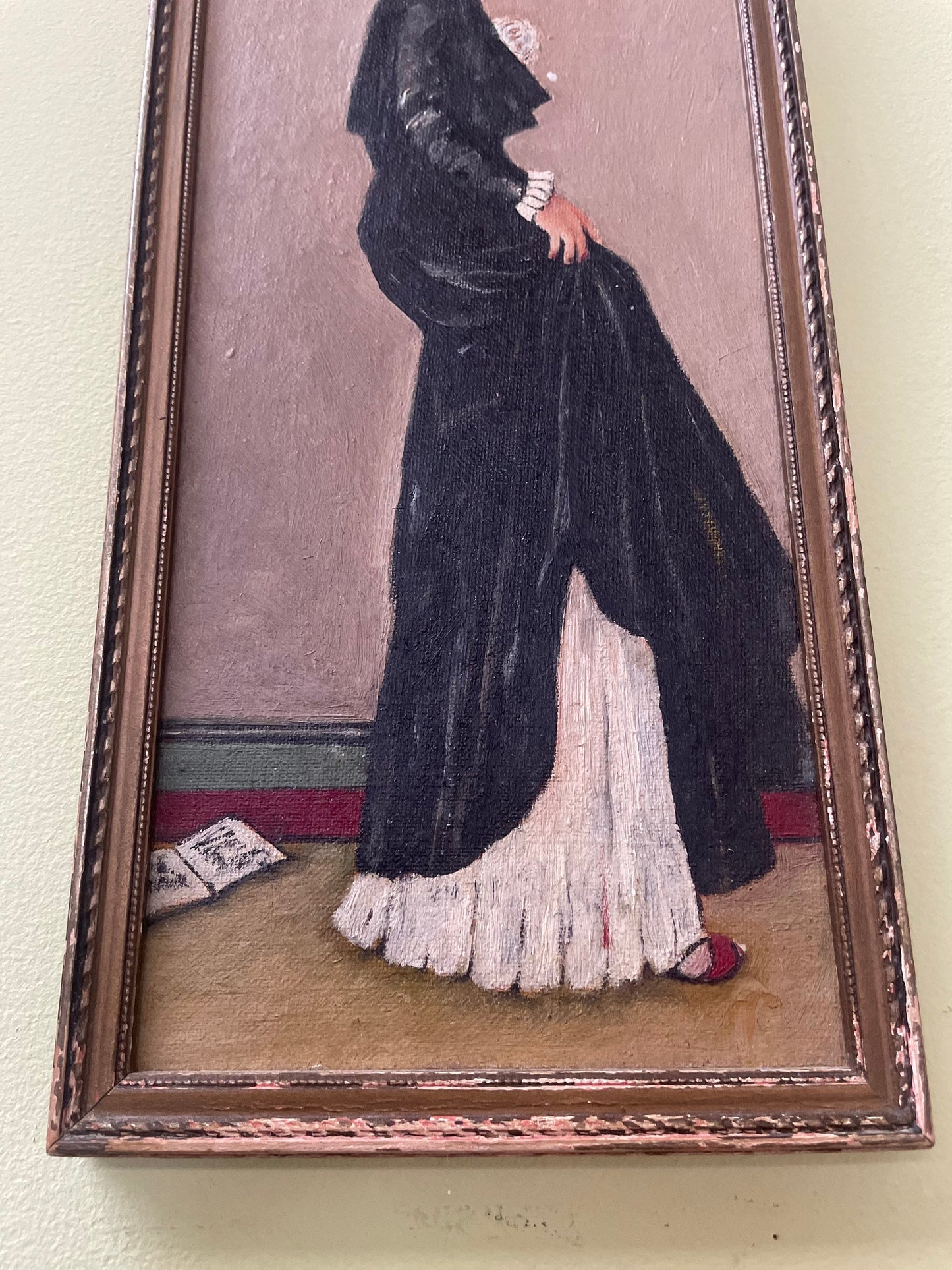 Framed Painting of Kathryn Hepburn by Ralph Woods 1941