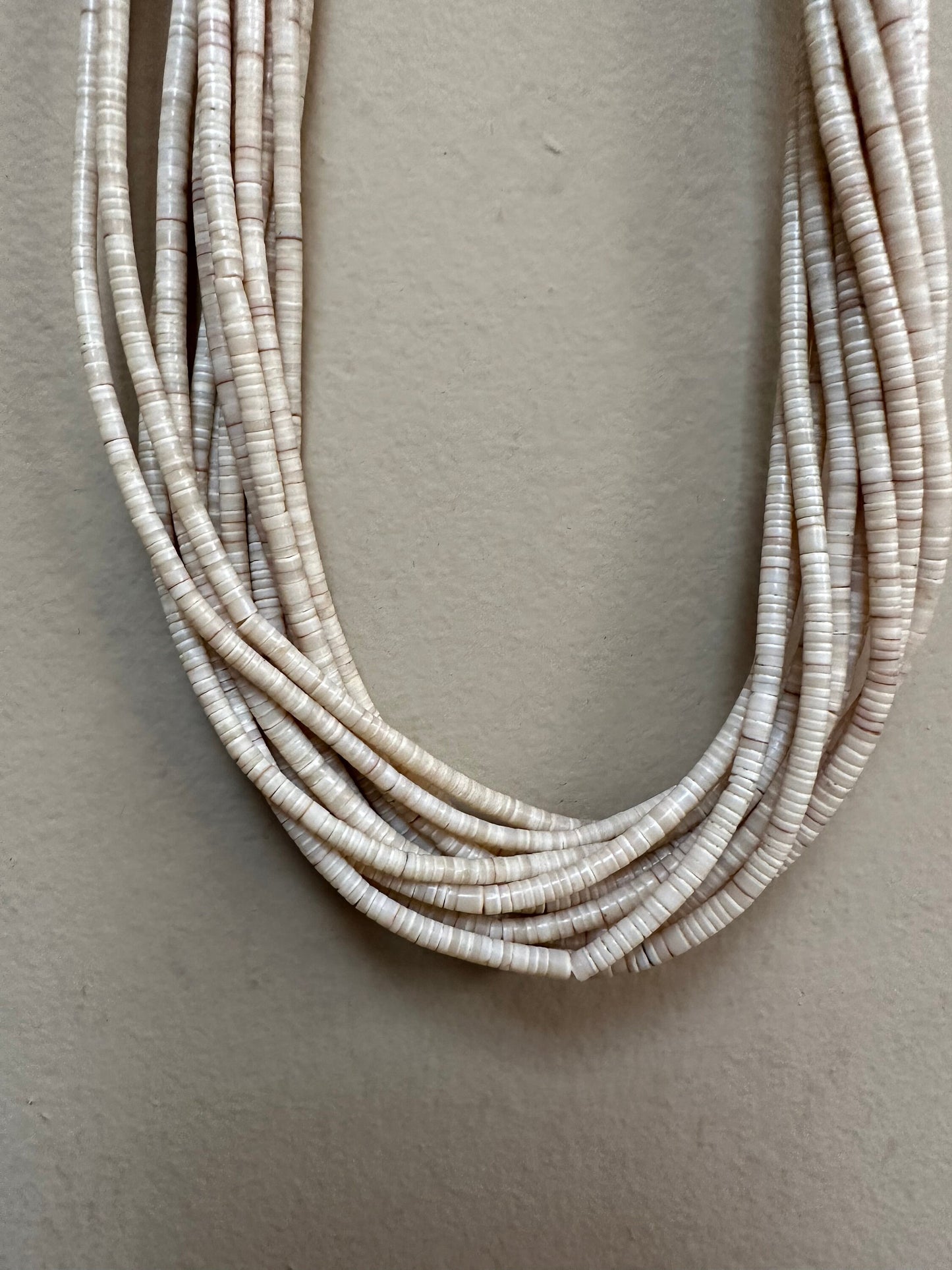 Vintage Traditional Santo Domingo Heishi Beaded Necklace