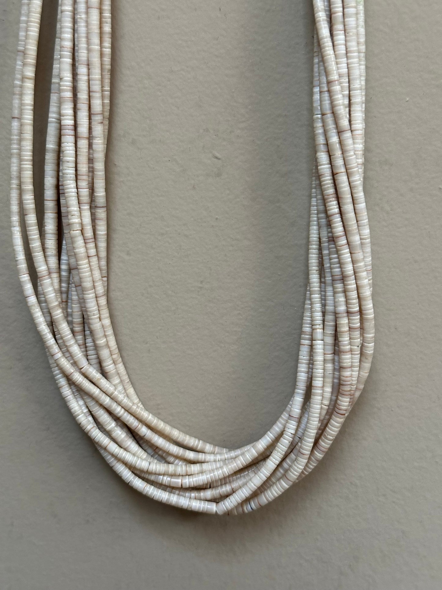 Vintage Traditional Santo Domingo Heishi Beaded Necklace