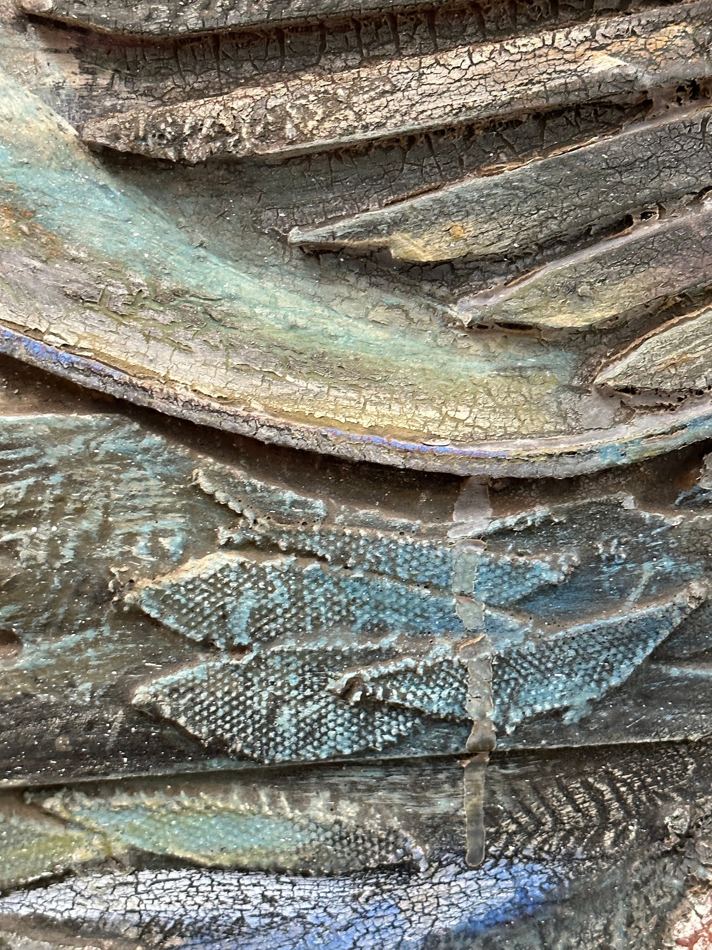 Vintage Mid Century Mixed Media Eagle