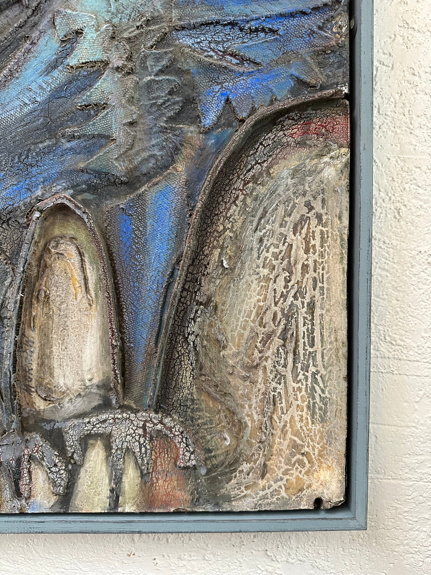 Vintage Mid Century Mixed Media Eagle