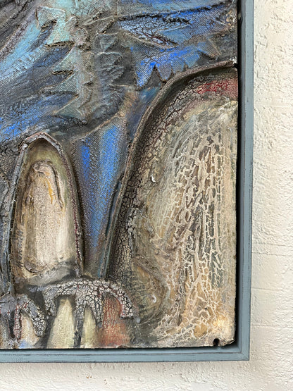 Vintage Mid Century Mixed Media Eagle