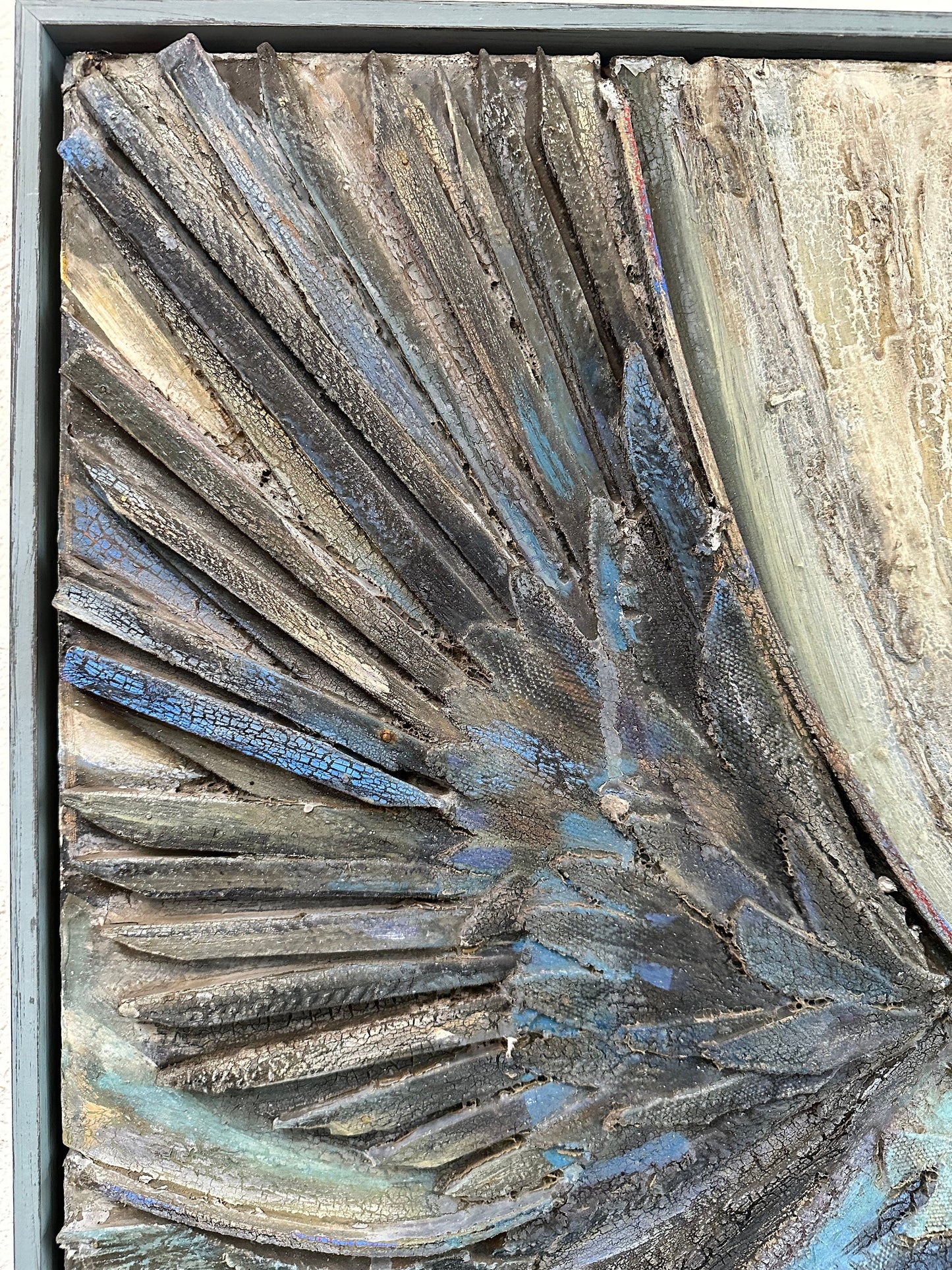 Vintage Mid Century Mixed Media Eagle