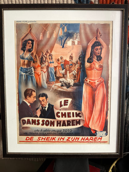 Le Cheik Dans Son Harem Belgian Film Poster