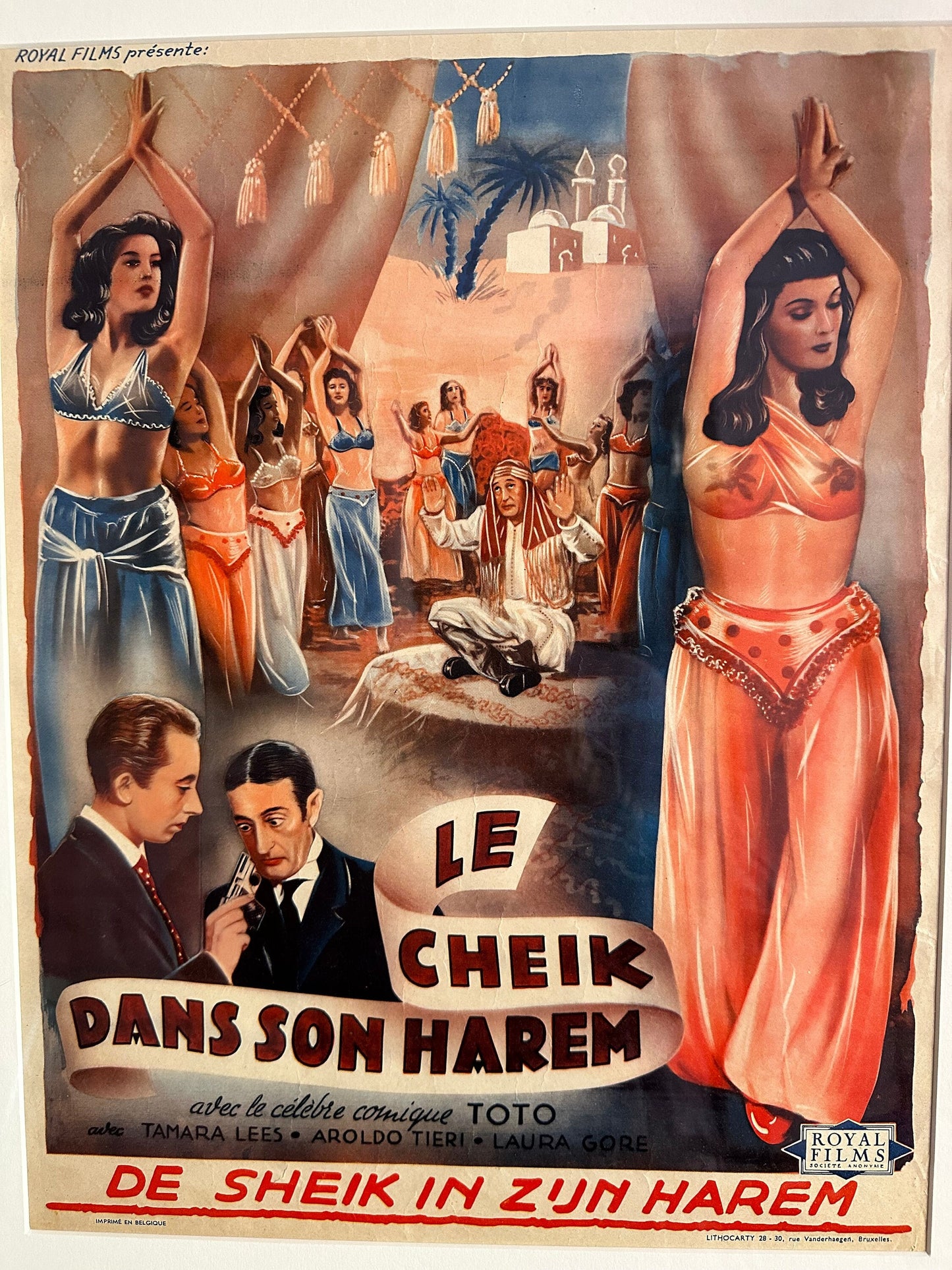 Le Cheik Dans Son Harem Belgian Film Poster