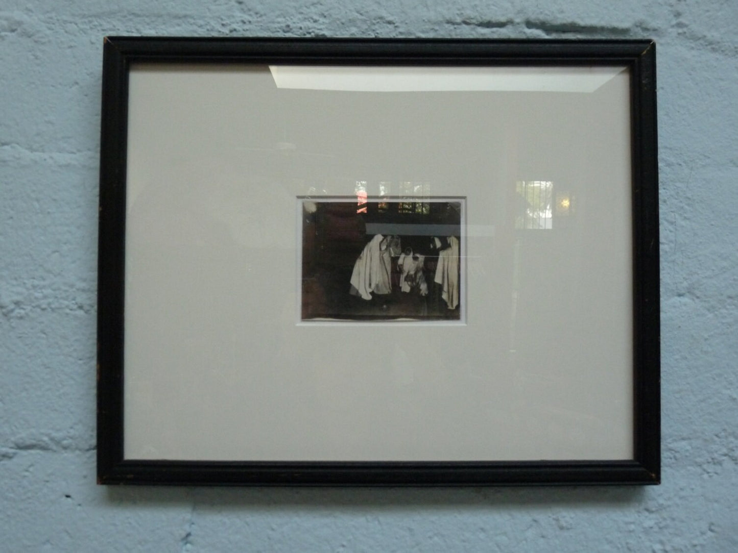 Framed Mysterious Vintage Black and White Photo From The 1920s