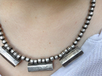 Vintage Indian Silver Necklace
