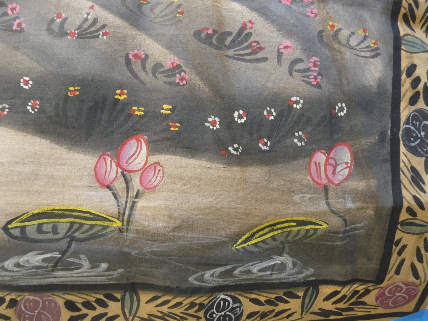 Traditional Kalamkari Cloth Painting