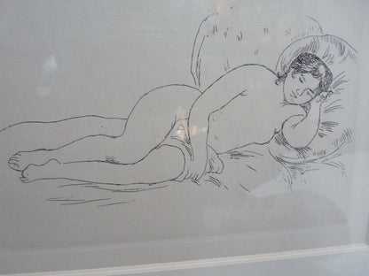 Auguste Renoir -Femme Nue Couchee Print